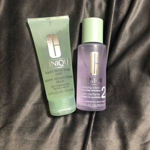 Clinique Cleanser and Toner